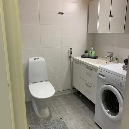 Studio Apartment With Balcony, Parkinghall 公寓 奥卢