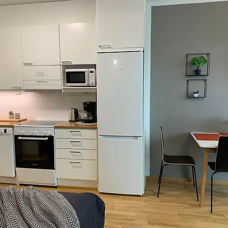 Studio Apartment With Balcony, Parkinghall * 奥卢