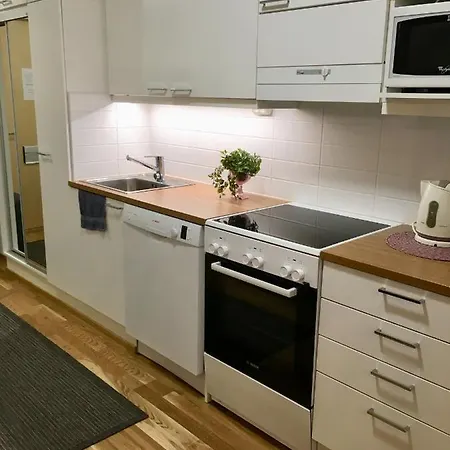 Studio Apartment With Balcony, Parkinghall * 奥卢